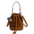 Drawstring Handle All-Match Bucket Bag For Women