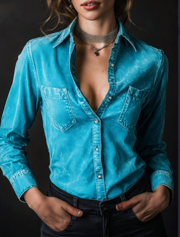 Artistic Lapel Shirt
