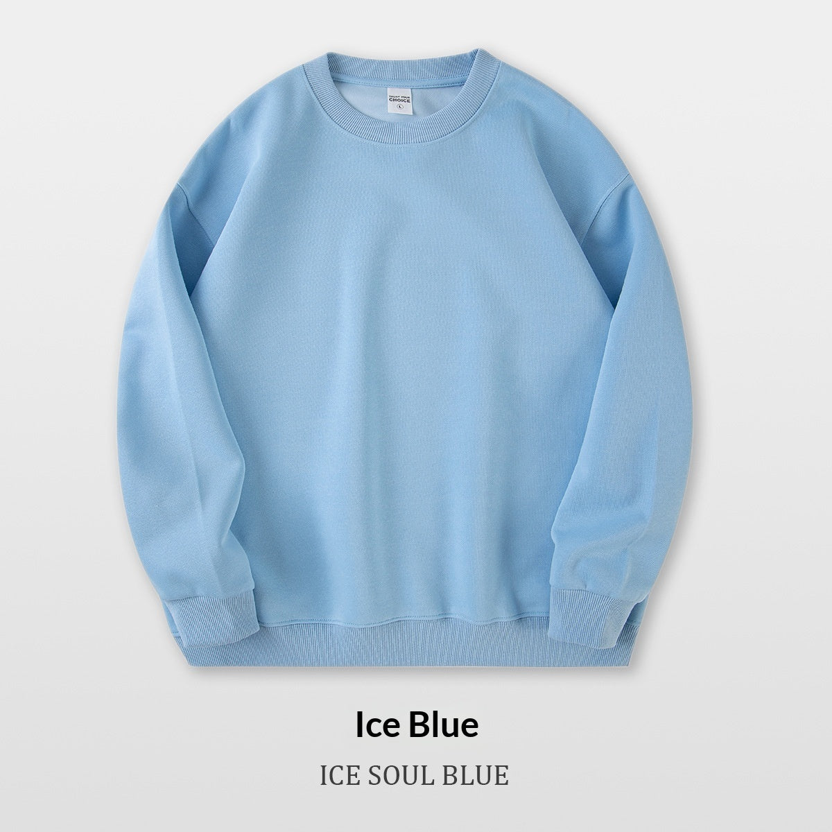 Men's Pure Cotton Composite Long-Sleeve Drop-Shoulder Hoodie