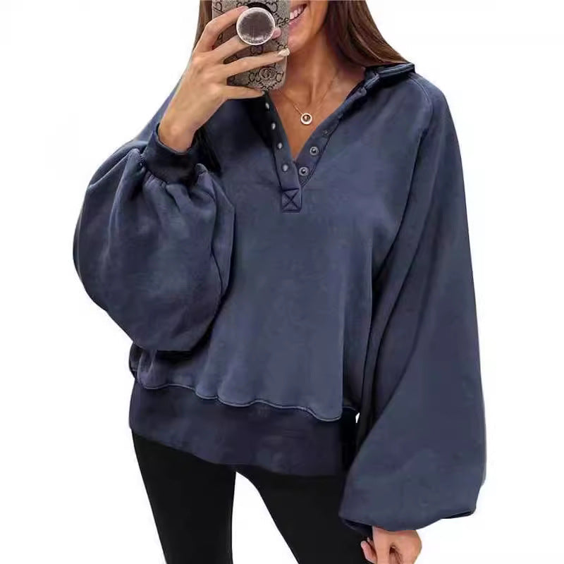 Women's Fashionable Sporty Drop-Shoulder Pullover Jacket