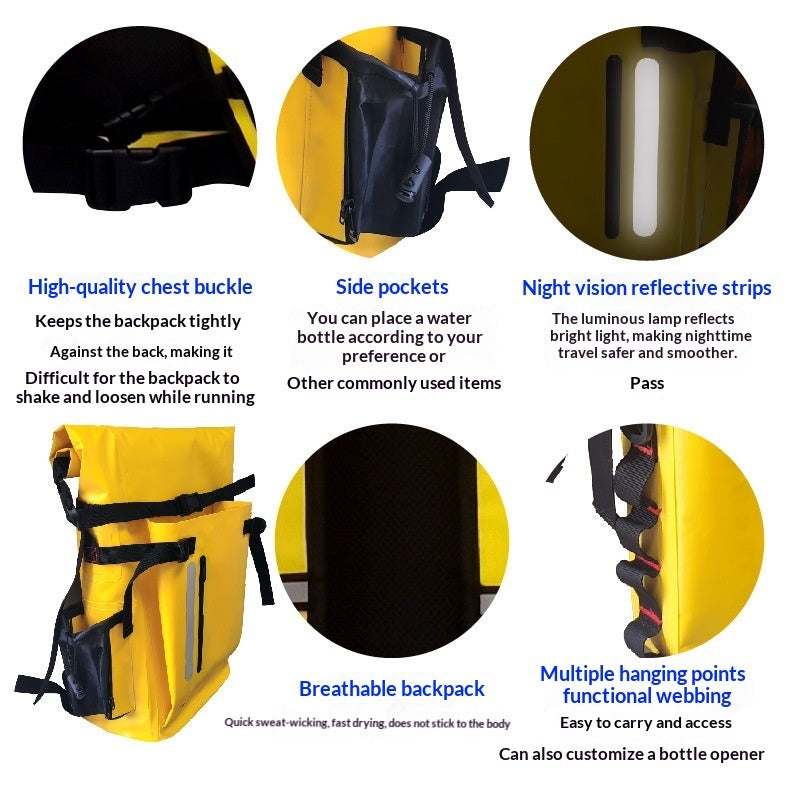 Portable Large-Capacity Waterproof Fin Bag